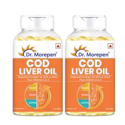 Cod Liver Oil Capsules pack of 2