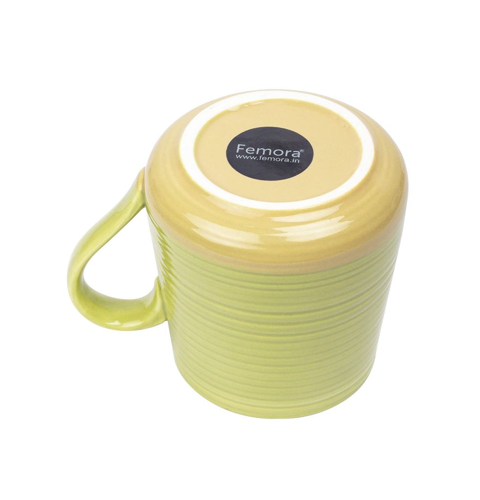 Femora Solid Green Coffee Mug-300 ML