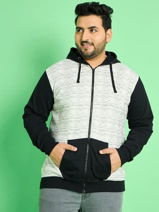 Men Plus Size  Kanyato Colorblock Sweatshirts - 3XL