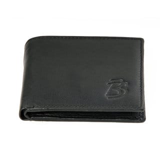 Blackburn Black Single fold Pure Leather Wallet For Men