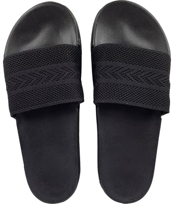 Pampy Angel - Black Men's Slide Flip flop