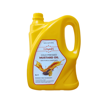 Cold Pressed Mustard Oil-5L can