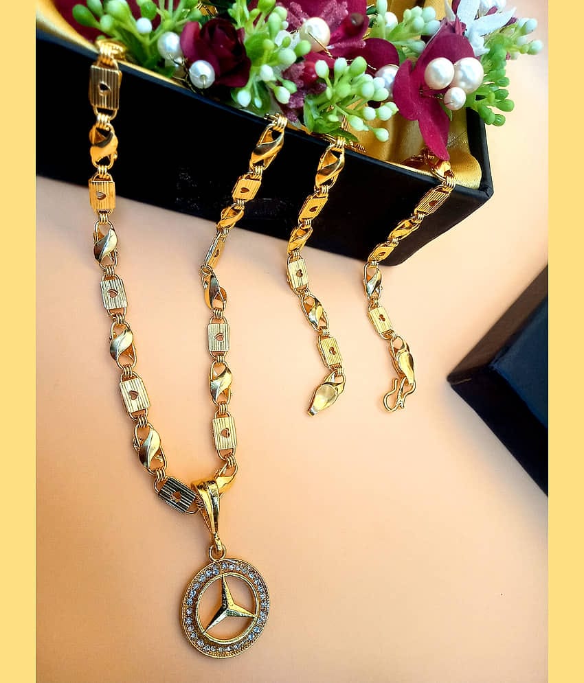 JIPPA Gold Pendant set ( Pack of 1 )