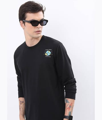 Ketch Pack of 1 Polyester Relaxed Fit Men's T-Shirt ( Black )