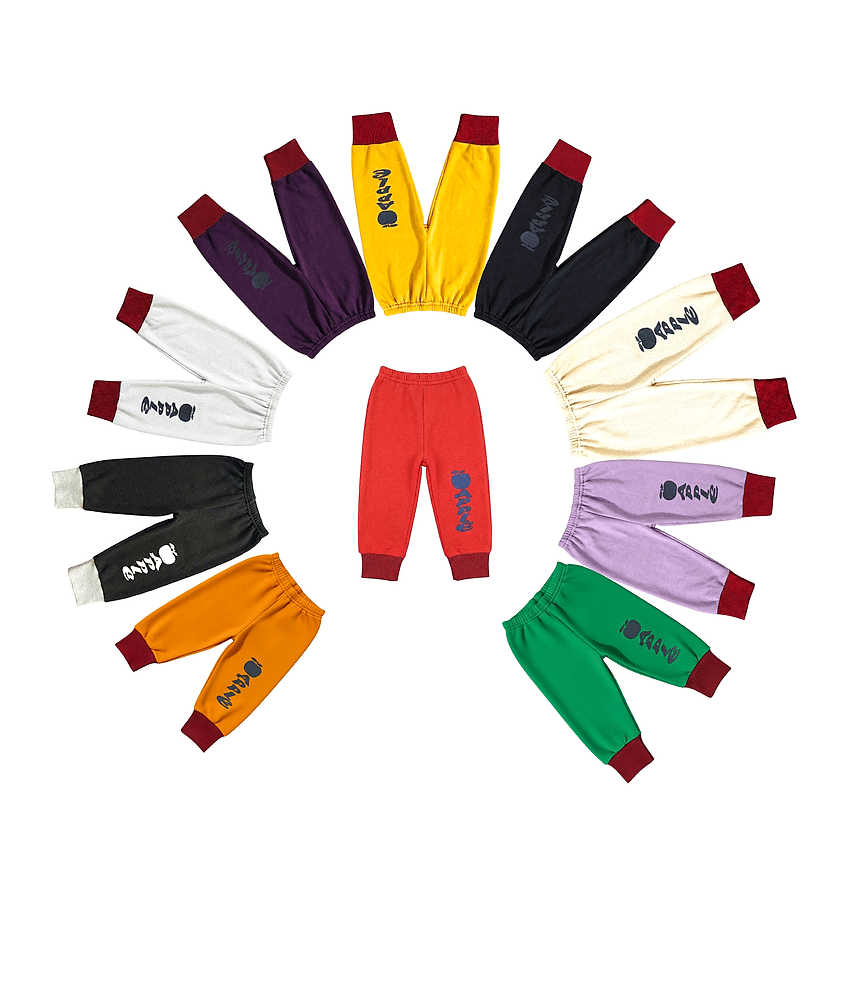 MATRIX ENTERPRISES Pack of 10 Baby Boys Cotton Blend Trackpant ( Multicolor )