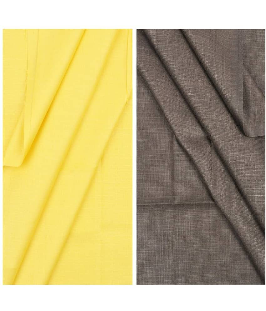 KUNDAN SULZ GWALIOR Multi Cotton Blend Unstitched Shirt pc