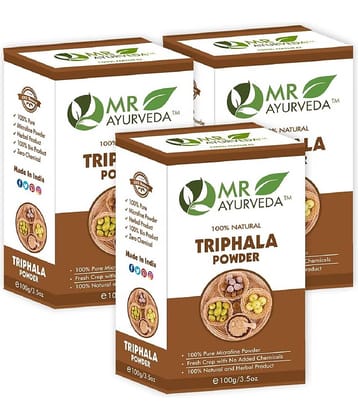 MR Ayurveda Triphala Powder Hair Scalp Treatment 300 g Pack of 3