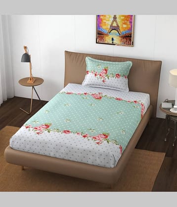 Apala Microfiber Single Bedsheet ( Green )