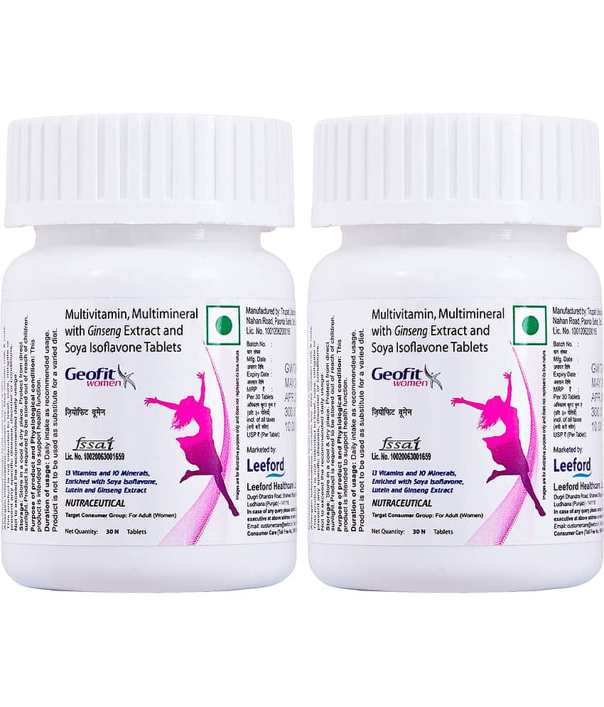 GEOFIT Multivitamins For Women ( Pack of 2 )