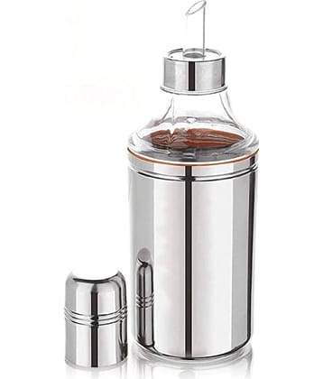 AKG. Oil Pourer Steel Oil Container/Dispenser Set of 1 750 mL