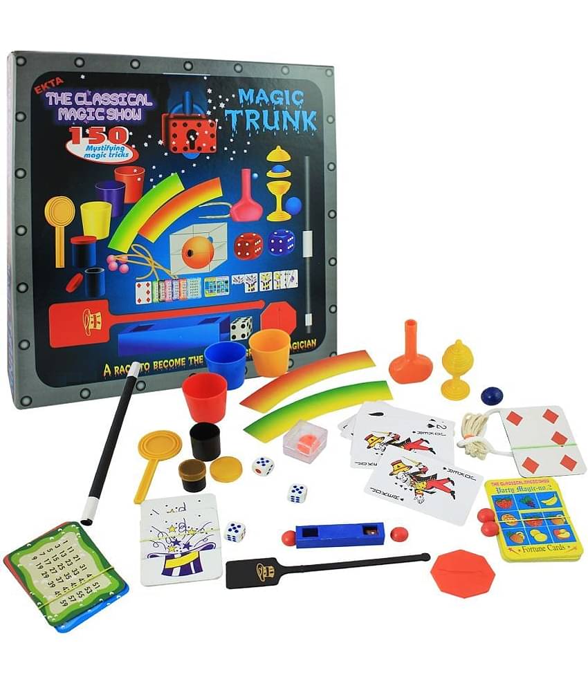 Ekta Magic Trunk Game of Illusion|Classical Magic Show with 150 Amazing Magic Tricks for Kids