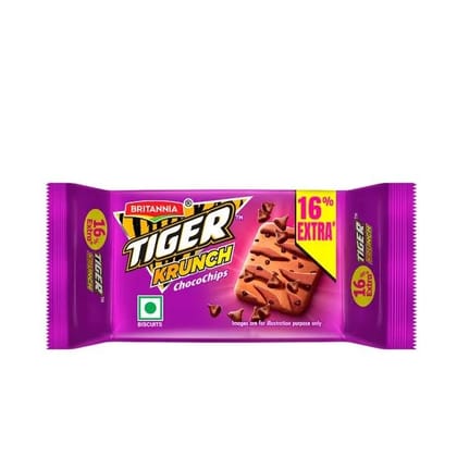 Britannia Tiger Krunch Chocochip Biscuits 30 Gms