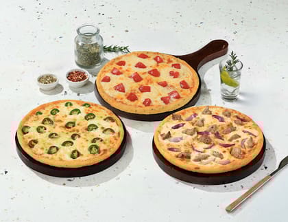 Pack Of 3 Pizzas @ 399