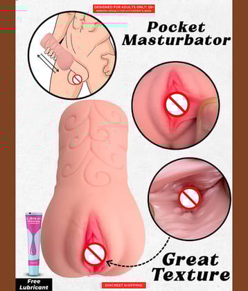 Unleash Your Inner Desires: Flexibility and Gentle Grip Masturbator Sex Toy for Men, Tailored to Fulfil Your Deepest Cravings with Kaamraj Lube Free On the Box
