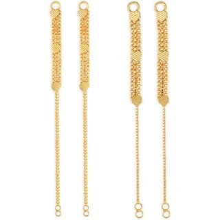 1gram gold Plated Kanchain Ear chain earcuff Ear to Ear Combo for Women & Girls 1gram gold Plated Kanchain Ear chain earcuff Ear to Ear Combo for Women & Girls