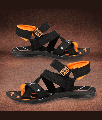Kzaara - Orange Men's Sandals