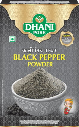 Dhani Pure Black Pepper Powder Box (MRP : RS. 10/- ONLY)