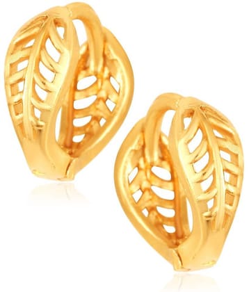 Vighnaharta - Golden Bali Earrings ( Pack of 1 )