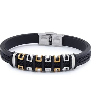FASHION FRILL Black Bracelet ( Pack of 1 )