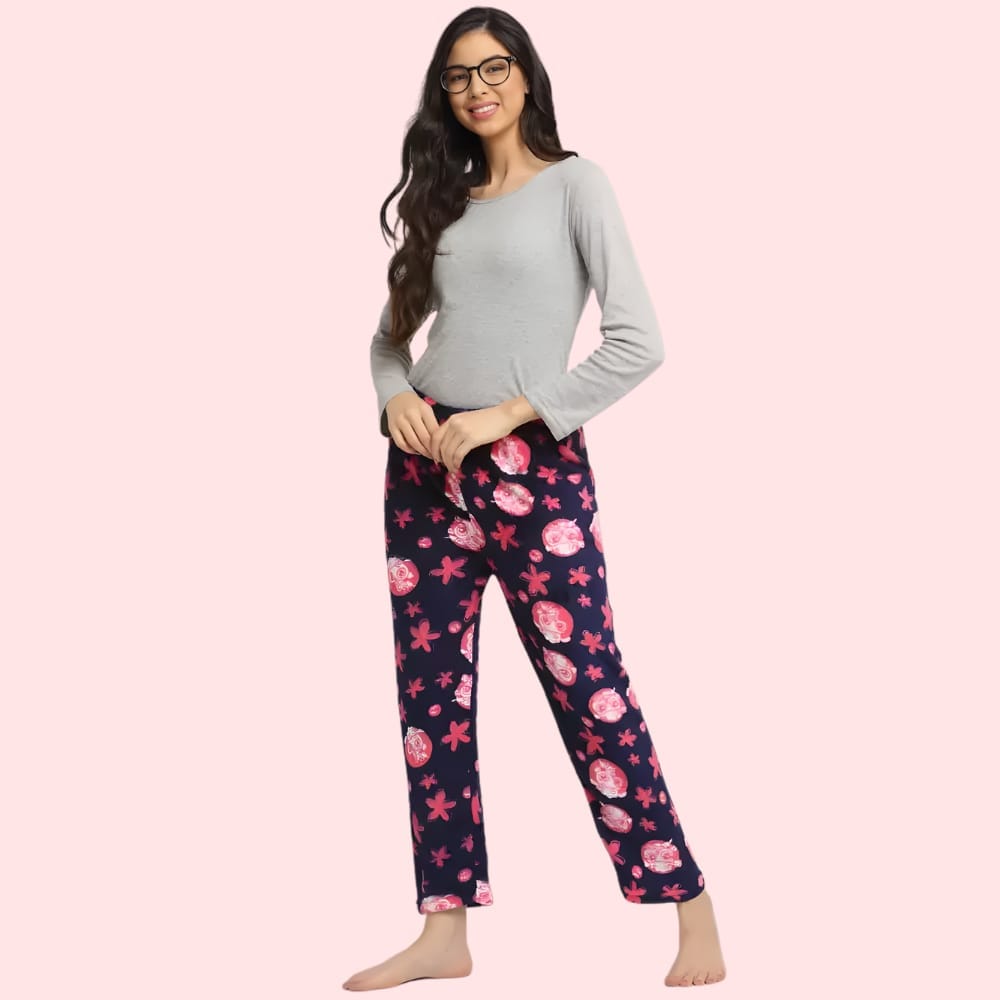 Ladies Winter Warm Printed Pajamas – Pack of 2 - Pyjamas | Buy online on ZillyBuy