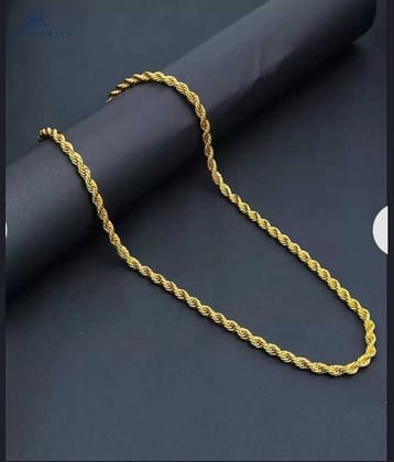 Green Spritual Gold Plated Chain ( Set of 1 )