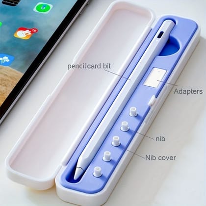 Hard Case Pencil Holder for Apple Pencil Hard Case Pencil Holder for Apple Pencil - Blue