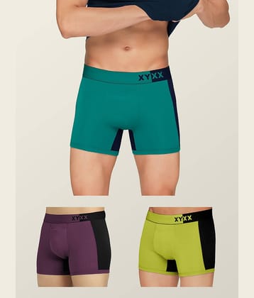 XYXX Pack of 3 Modal Trunks For Men's ( Multicolor )