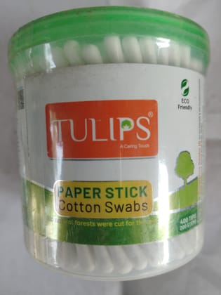 Tulips Paper stick Cotton swabs 200stems 