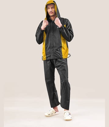lux venus Black PVC Men's Rain Suit ( Pack of 1 )