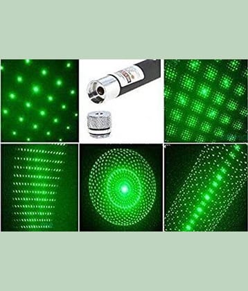 Foolzy Green Laser Light Multi Pointer Pen with Shape Changing Cap