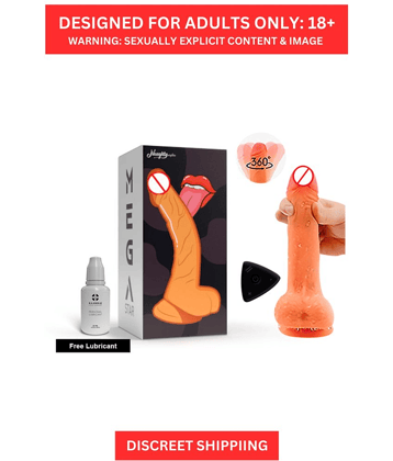 Dragon 7.5 Inch Vibrating Penis Sex Toy With Wireless Remote Control Sex Toy For Women By Naughty Nights + Free Kaamraj Lubricant