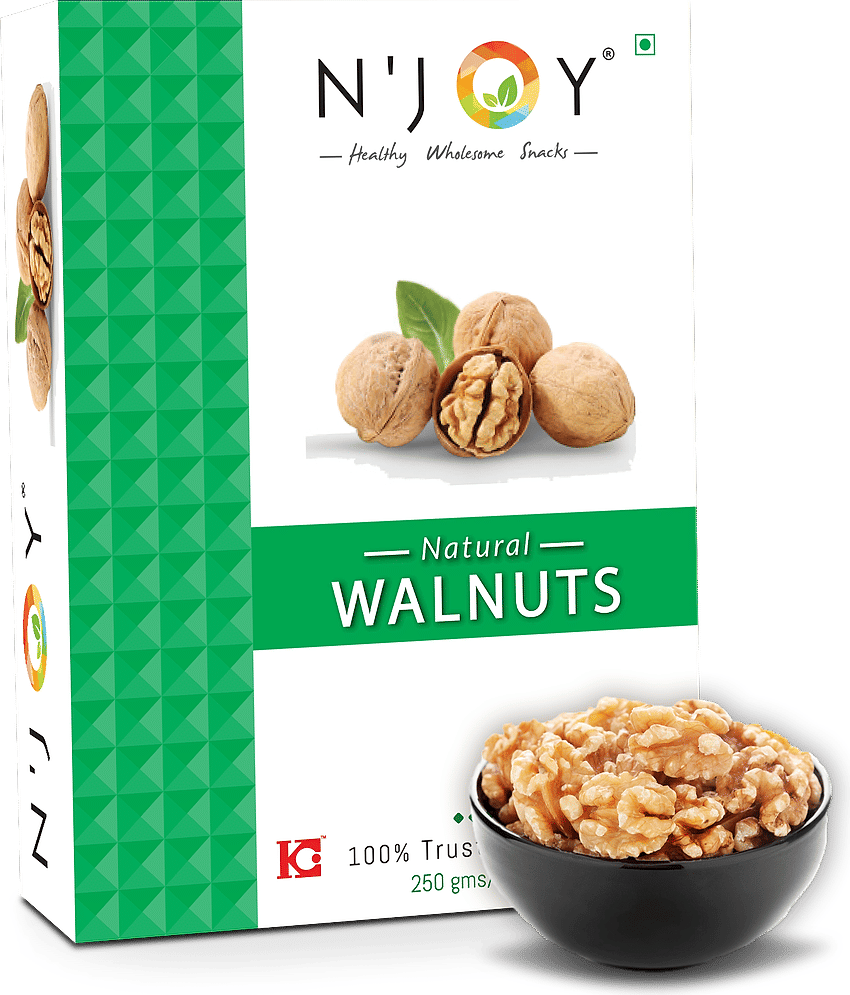 N'Joy Natural Extra Light Broken Walnuts Kernels (Without Shell) 250g