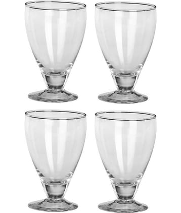 Afast Glass Wine Glasses, Clear, Pack Of 4, 300 ml