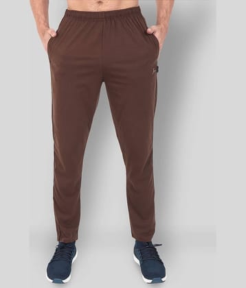 Zeffit - Brown Cotton Blend Men's Trackpants ( Pack of 1 )