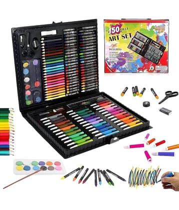 150 Pieces Art Set for Kids with Case, Art and Craft Supplies Kit for Drawing and Painting