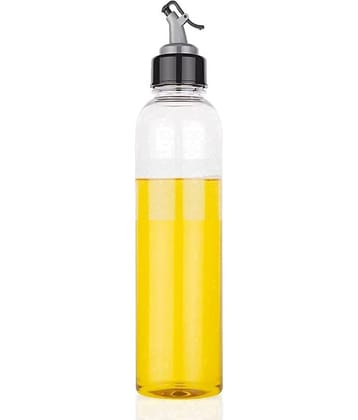 KAREBEAUTY Transparent Plastic 1 Litre Cooking Oil Dispenser Bottle ( Set of 1 )