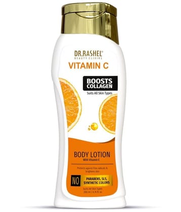 DR.RASHEL Vitamin C Body Lotion | Soothes & Nourishes (200 ml) | Pack of 1