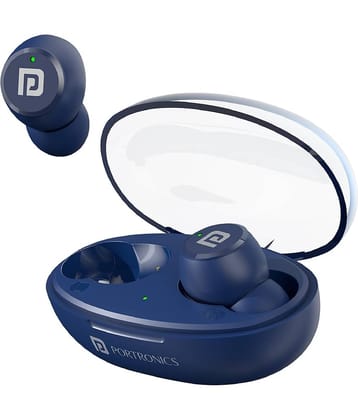 Portronics Twins S13 On Ear TWS Blue