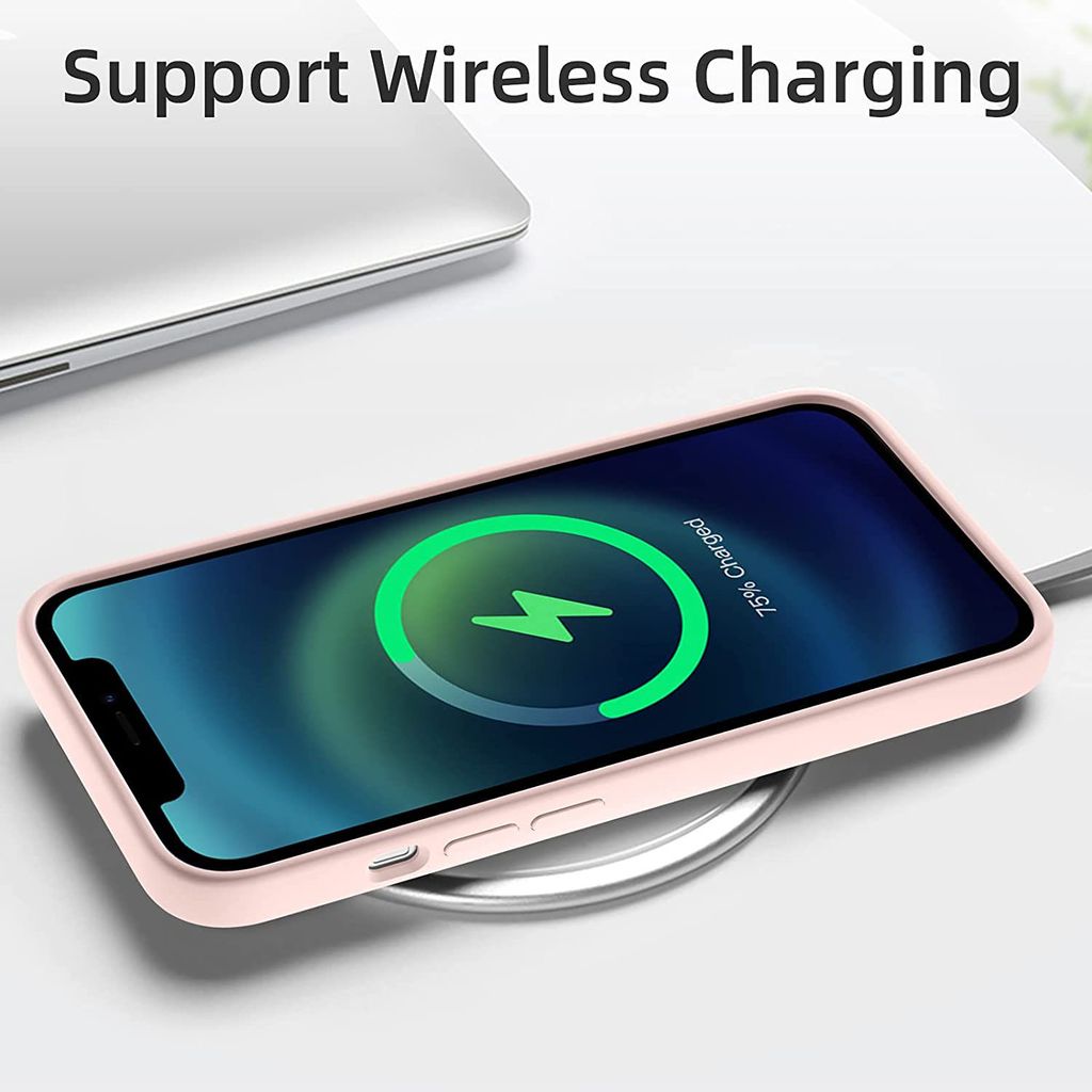 LIRAMARK Liquid Silicone Soft Back Cover Case for Apple iPhone 13 Mini (6.1 Inch)