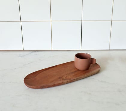 OBLONG TRAY-ACACIA WOOD