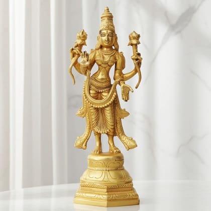 Brass Showpiece Laxmi Standing Statue (BSMAS845 A)