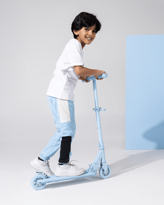 Colour Block Joggers-4-5 Y / Ocean Blue