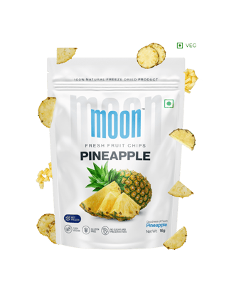 Moon Freeze Dried Pineapple Chips, 16 gm