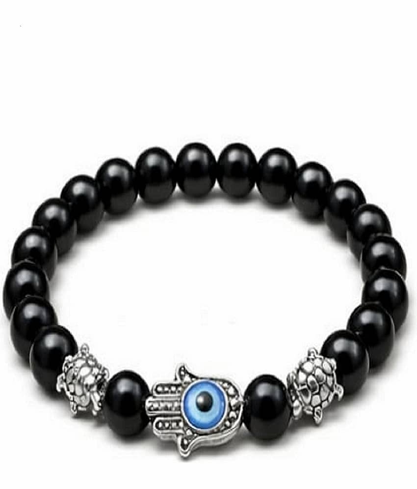 AdvaitEtp Black Bracelet ( Pack of 1 )