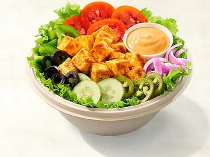 Paneer Tikka Salad Paneer Tikka Salad