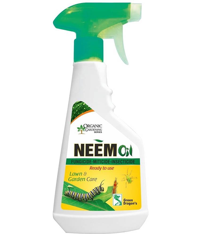 Green Dragon Neem Oil Insecticide All Insect Spray for Lawn & Garden  500  ml RTU
