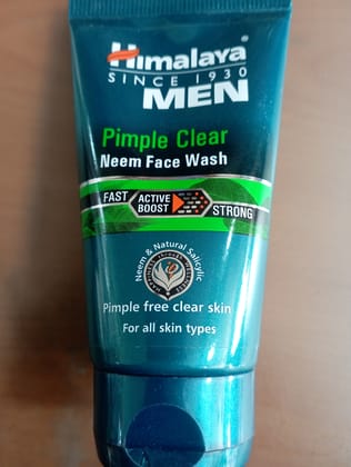 Himalaya men pimple clear neem face wash