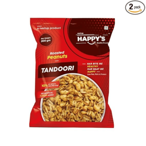 Happy's Tandoori Roasted Peanuts - 200 gm