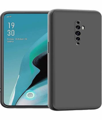 Oppo Plain Cases Compatible For Silicon Oppo Reno 2F ( Pack of 1 )