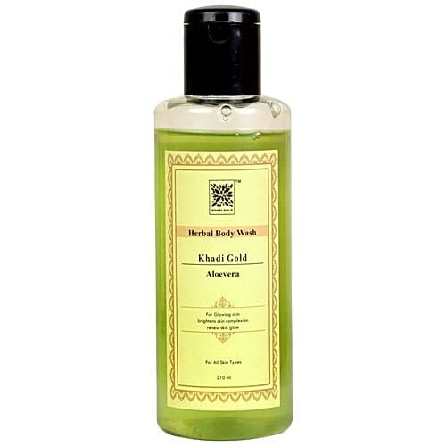 Khadi Gold Aloe Vera Body Wash, 210 ml